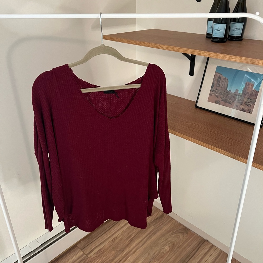 Urban Outfitters - worn maroon sweater
